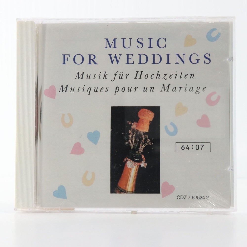 Music for Weddings by Various (CD, EMI Laser) CDZ 7 625242 SEALED New